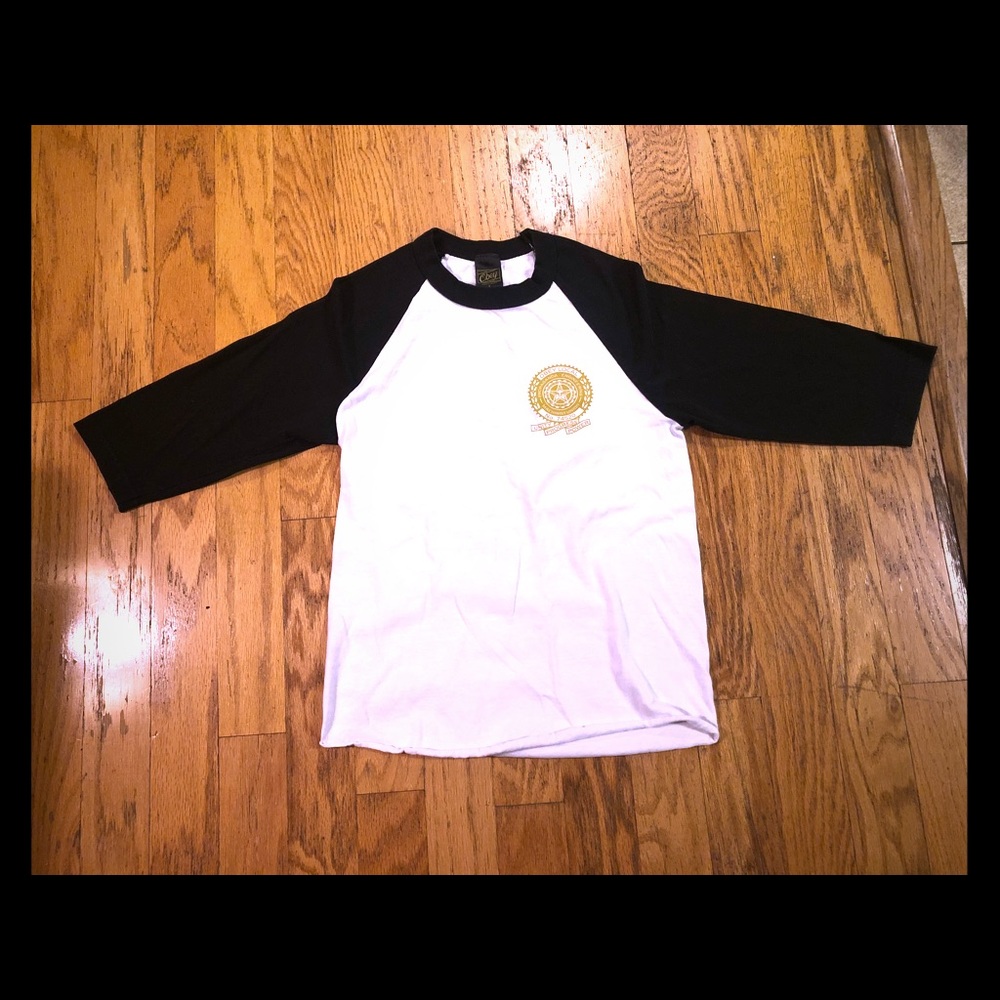 Obey baseball 3/4 length T-shirt